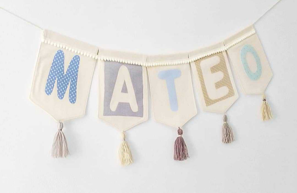 Banderin Personalizado Blue