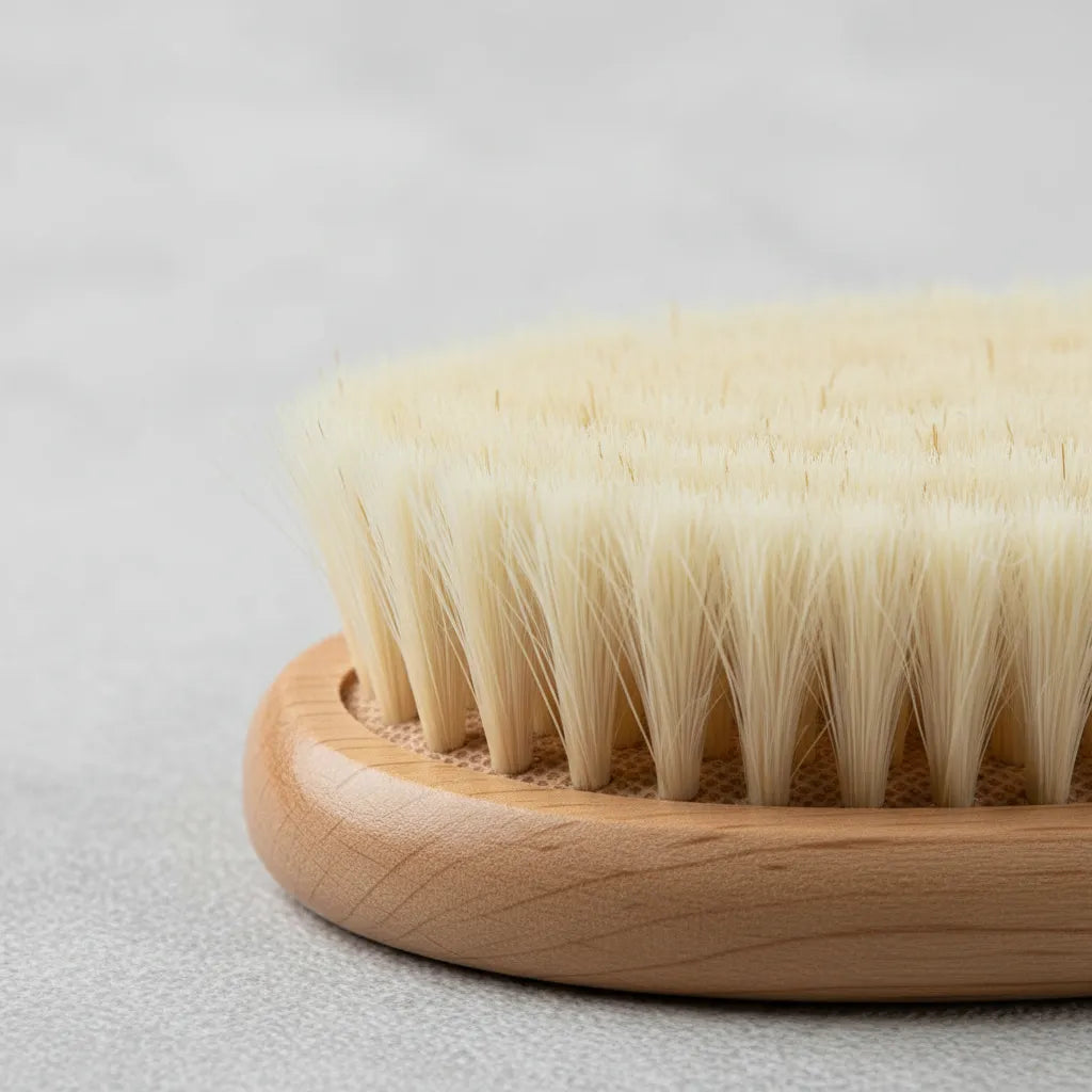 Set cepillo y peine en madera