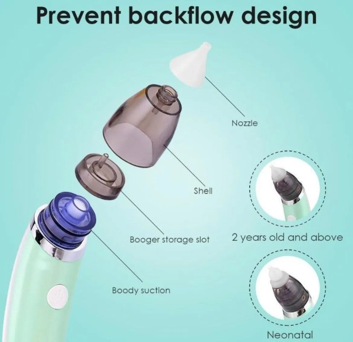 Aspirador nasal eléctrico
