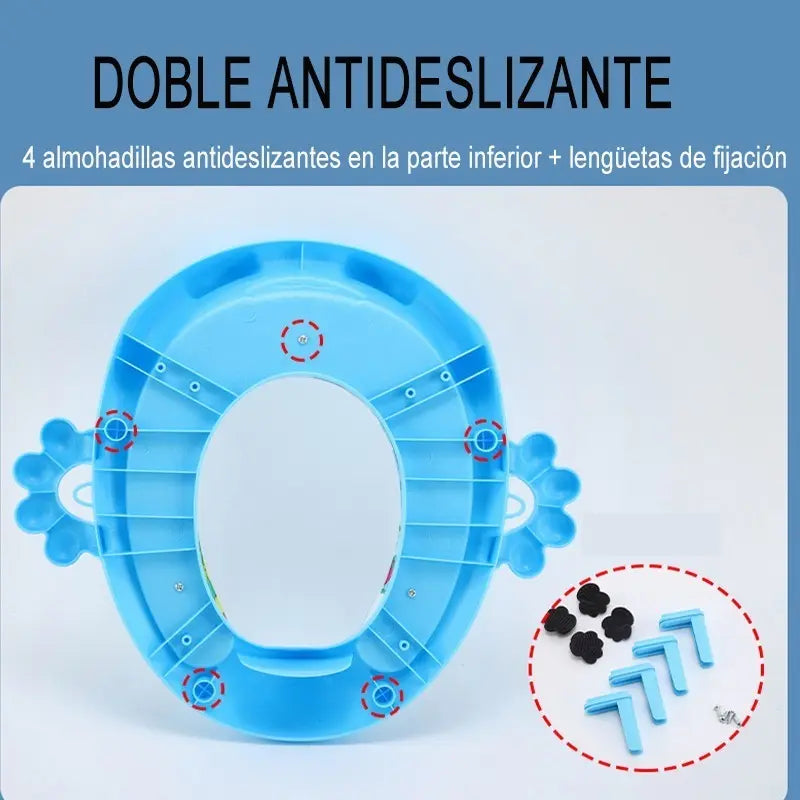 Asiento entrenador reductor de baño
