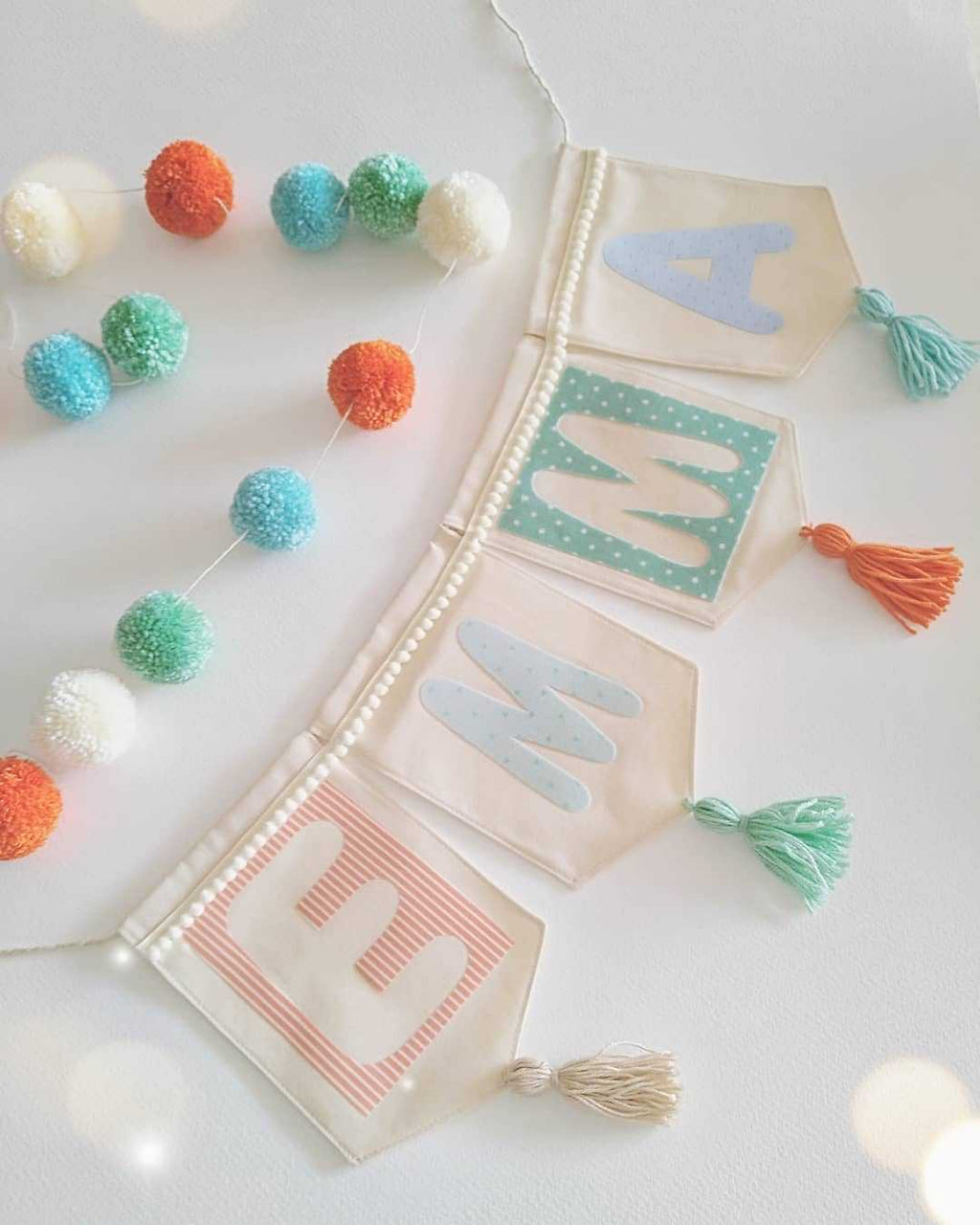 Banderin Personalizado Mom