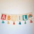 Banderin Personalizado Rainbow Happy