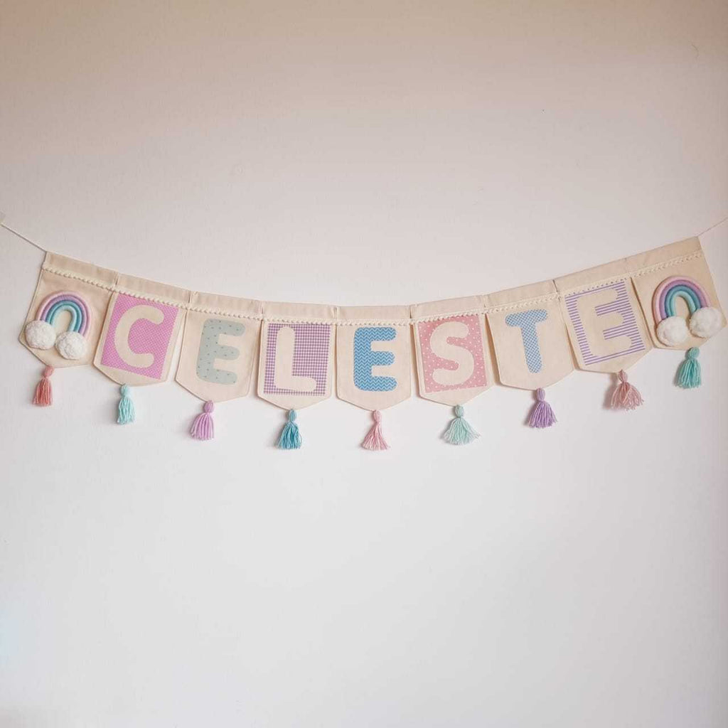 Banderin Personalizado Rainbow Colors
