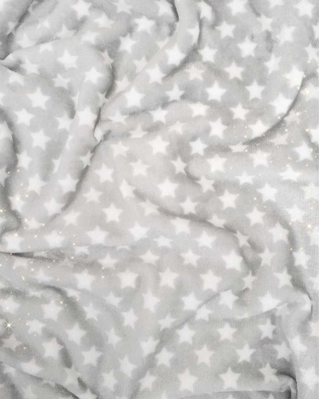 Cobija Doble Faz Estrellas Gris