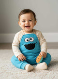 Overol Monstruo Come Galletas Tallas 6-12m a 6t