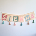 Banderín personalizado tiny con nombre SIENNA