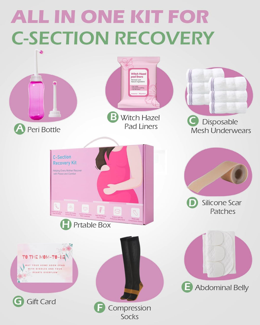 Kit de Recuperación Parto Cesárea