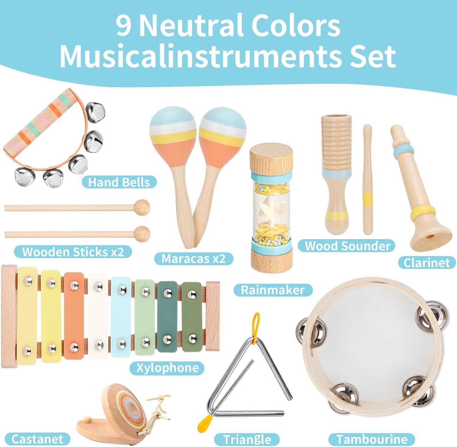 Set de instrumentos musicales
