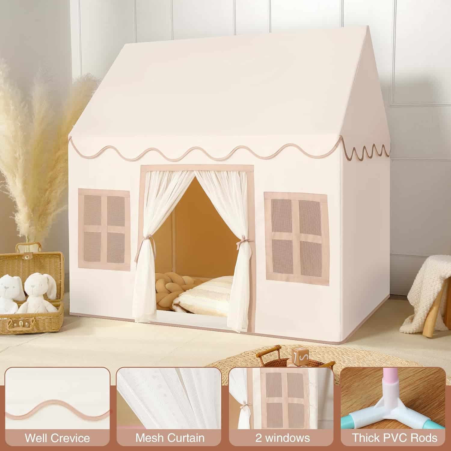 Carpa Casita con Guirnalda y Luces