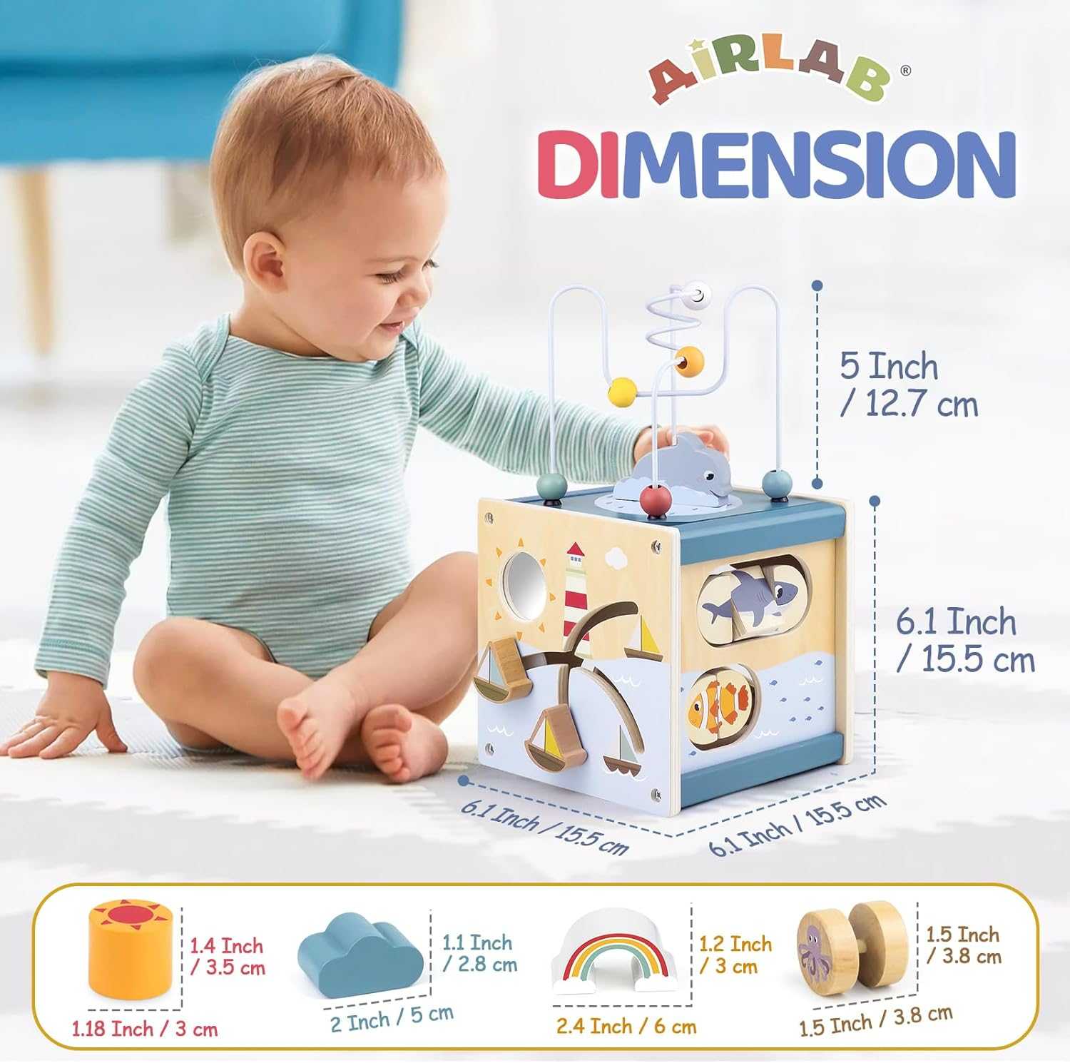 Cubo Montessori Mar