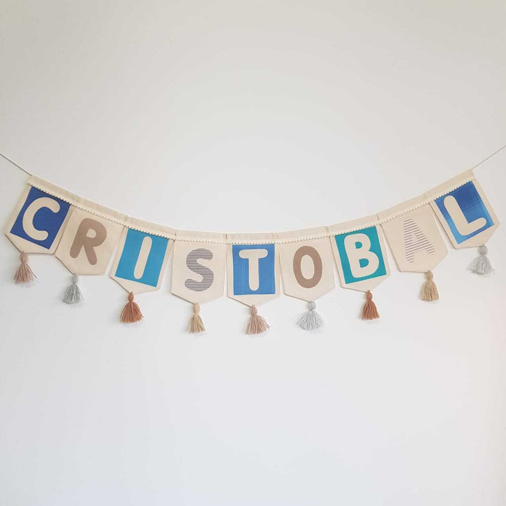 Banderin Personalizado Blue