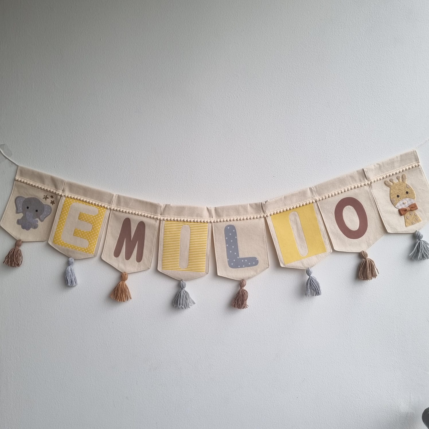 Banderin Personalizado Animals Yey