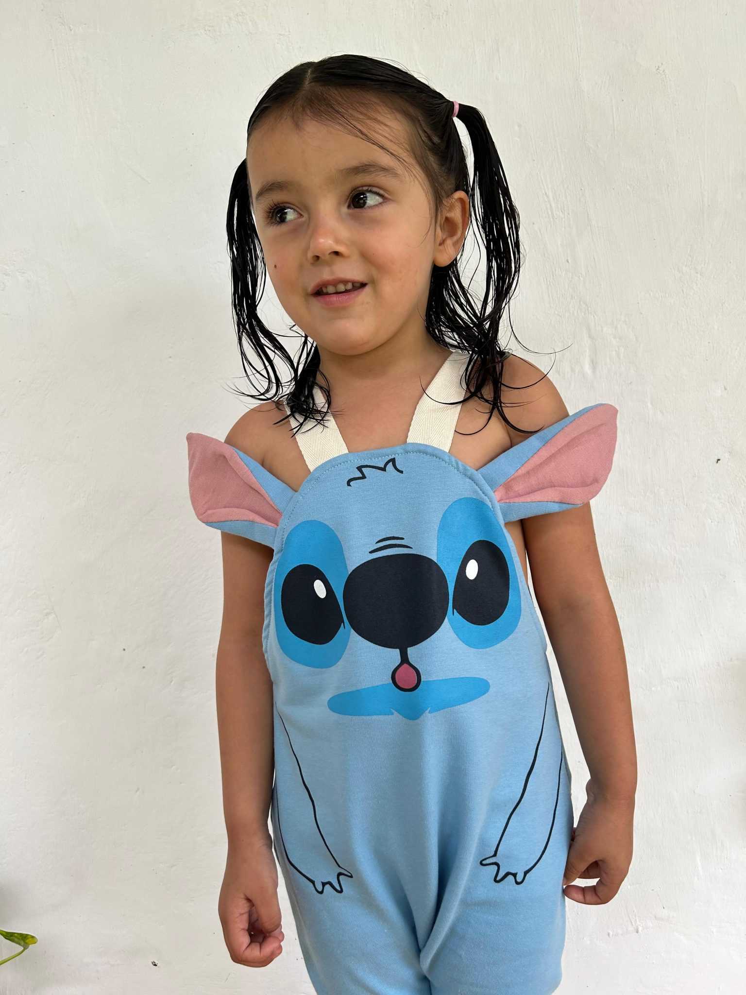 Overol Stitch Tallas 0 a 4t