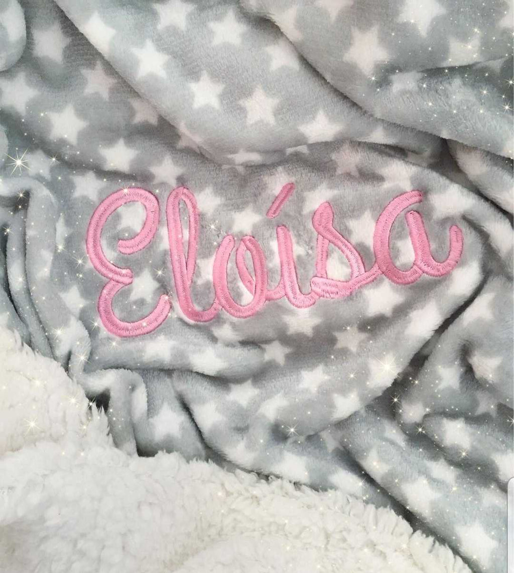Cobija Doble Faz Estrellas Gris