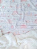 Cobija Doble Faz Elefantes Rosa