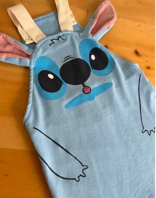 Overol Stitch Tallas 0 a 4t
