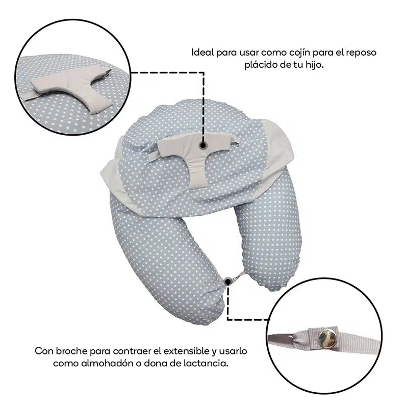 Cojín Extensible Multiusos para Mamá y Bebé
