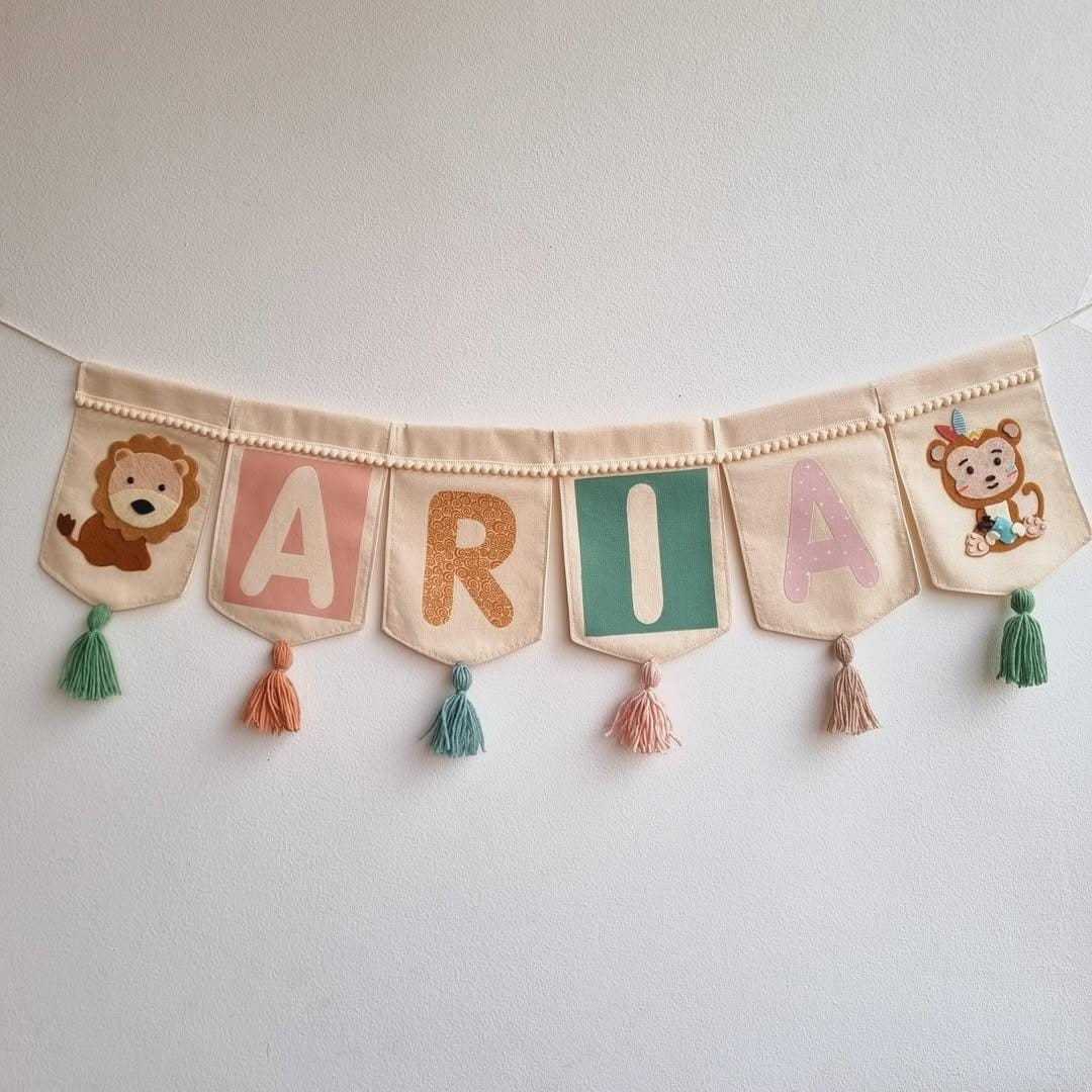 Banderin Personalizado Animals