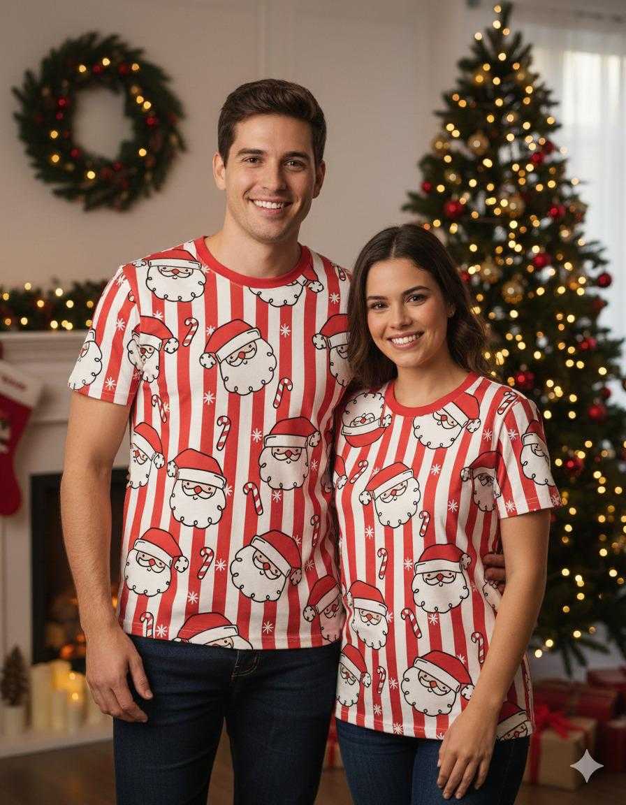 Camiseta Papá Noel Adulto (Pre-venta)