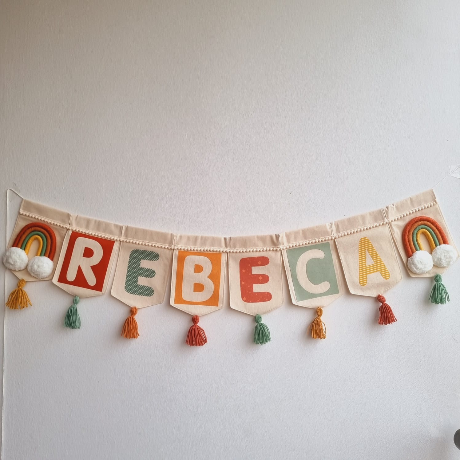 Banderin Personalizado Rainbow Hakuna