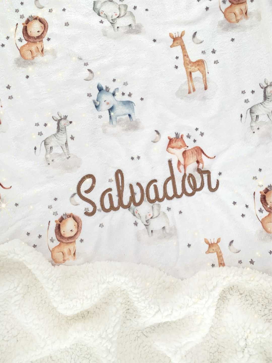 Cobija Doble Faz Animalitos Selva