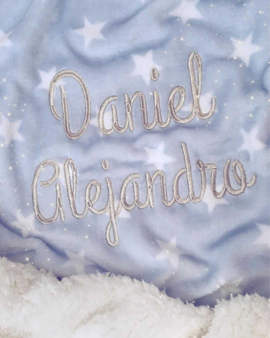 Cobija Doble Faz Estrellas Azul