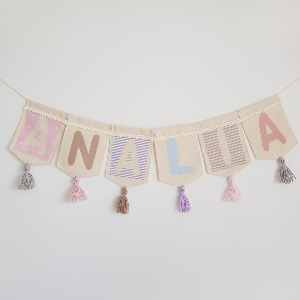 Banderin Personalizado Purple