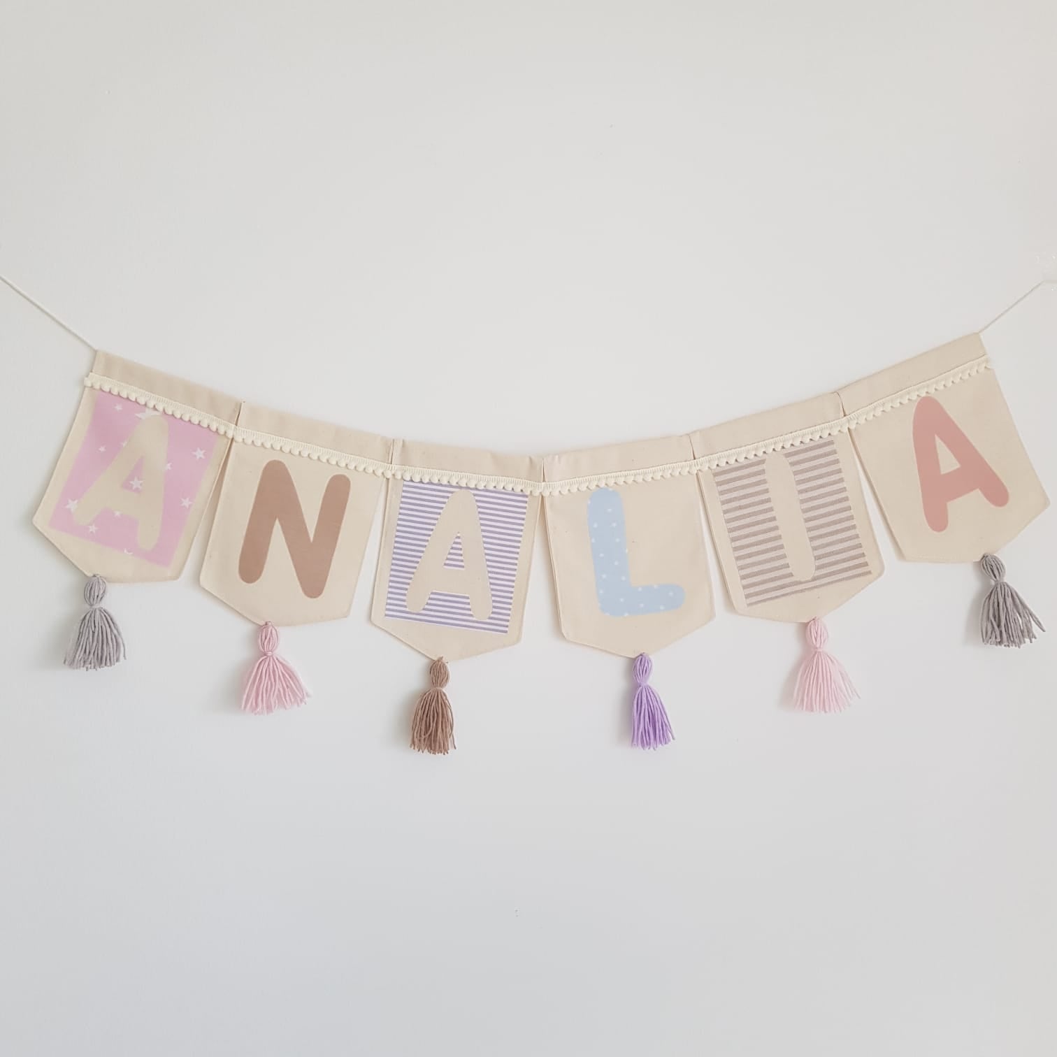 Banderin Personalizado Purple