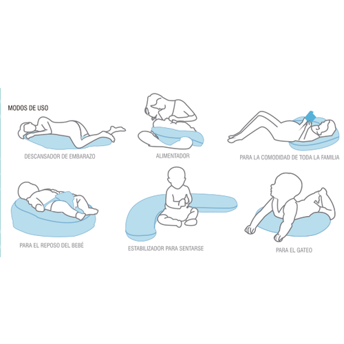 Almohada para Embarazada Multiusos